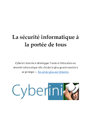 cyber sécurité informatique pdf