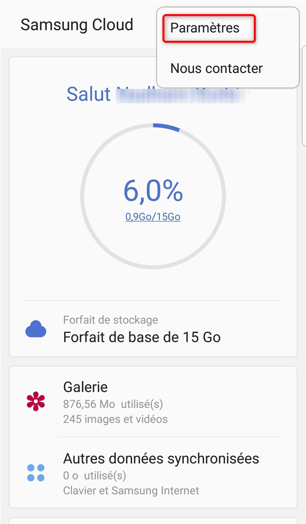 samsung cloud c est quoi