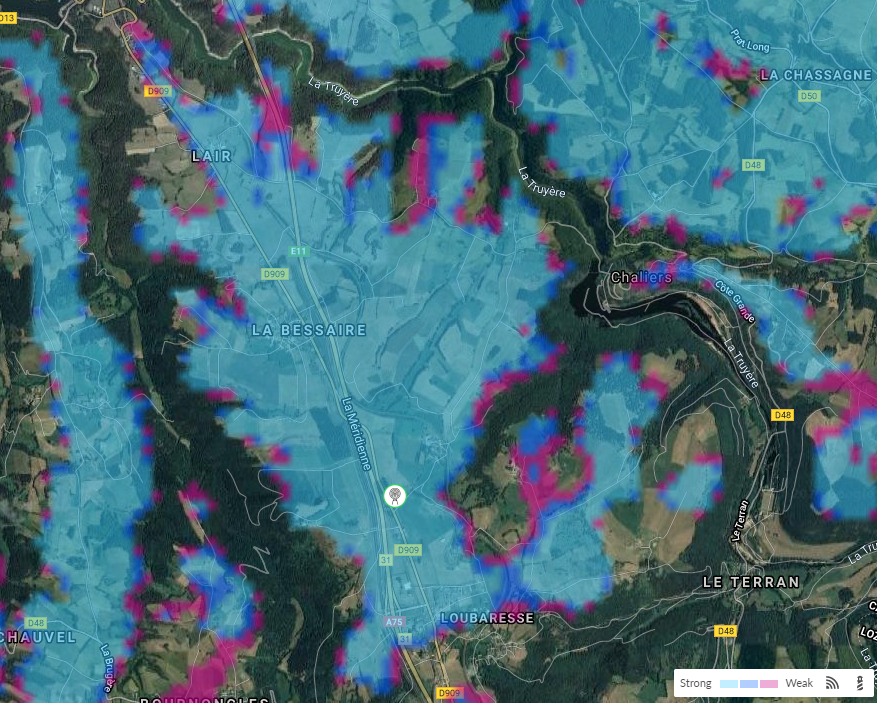 carte antenne relais